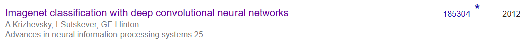 AlexNet citations